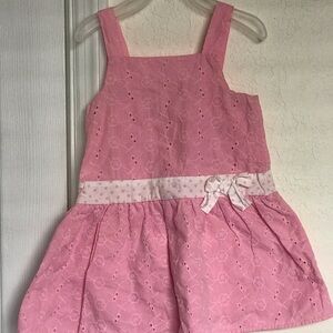 Pink Sleeveless Kids Dress -Size 3T-